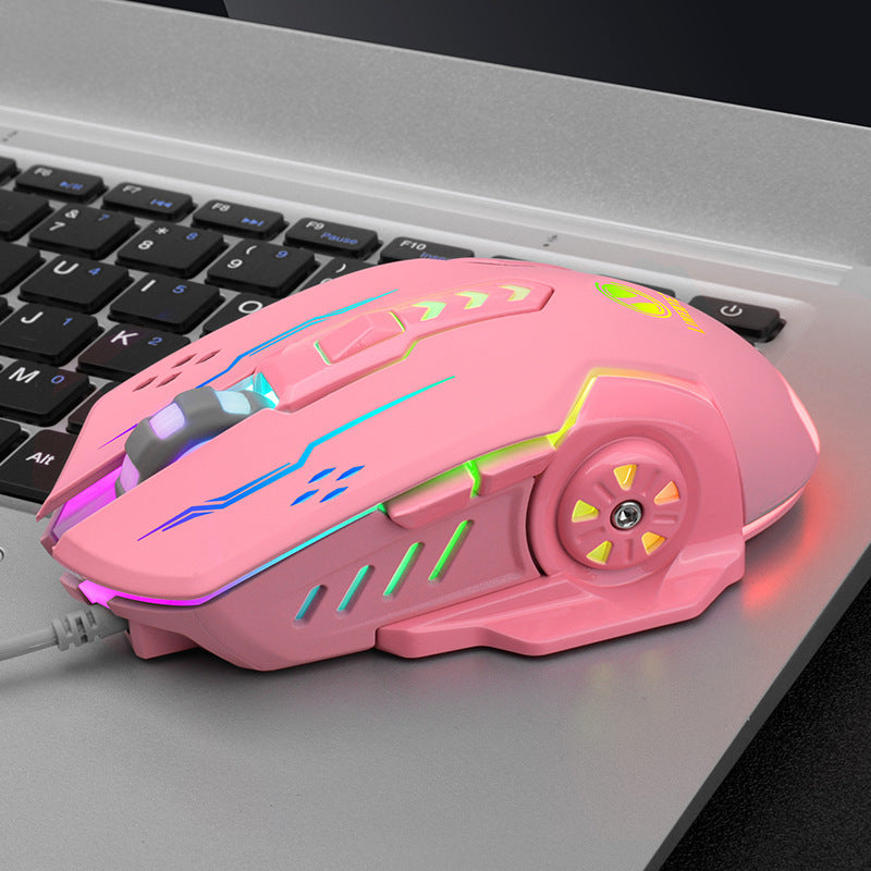 Hochpräzise RGB Gaming Maus mit einstellbarem DPI Brehn