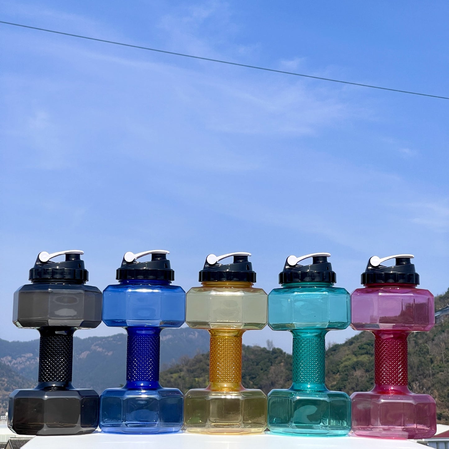 Damen Sportliche Wasserflasche Brehn