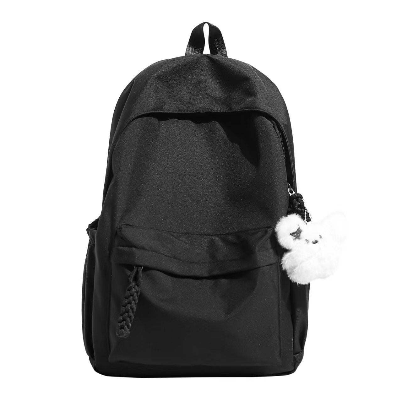 Rucksack mit Praktischem Fächersystem und Verspieltem Plüschanhänger Brehn