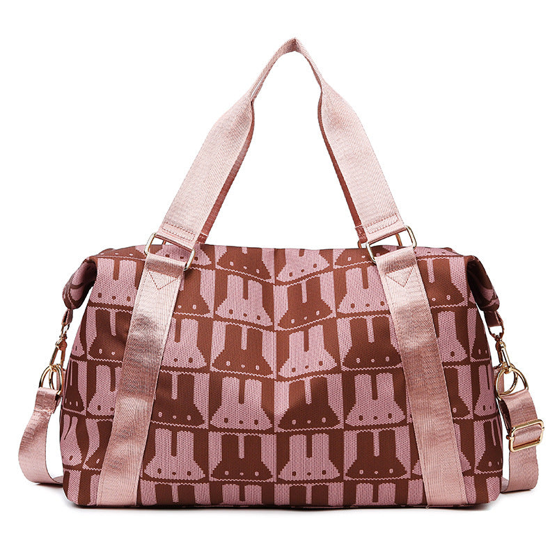 Charmante grafische Reis Duffel Brehn