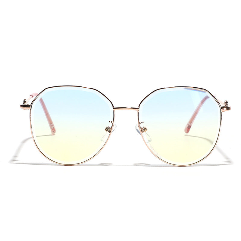 Damen geometrische Sonnenbrille im eleganten Design Brehn