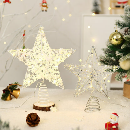 Weihnachtsbaumspitze mit LED-Beleuchtung Brehn