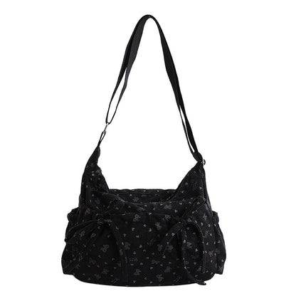 Stylische Blumenschmuck-Hobo-Tasche