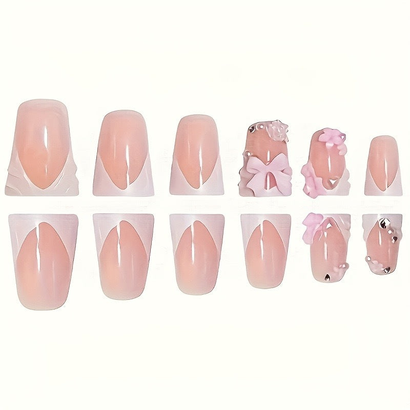 Dekorative florale Acryl-Nagelkunst Brehn
