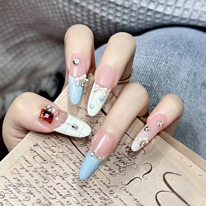 Premium dekorative Press-On Nagelverlängerungen