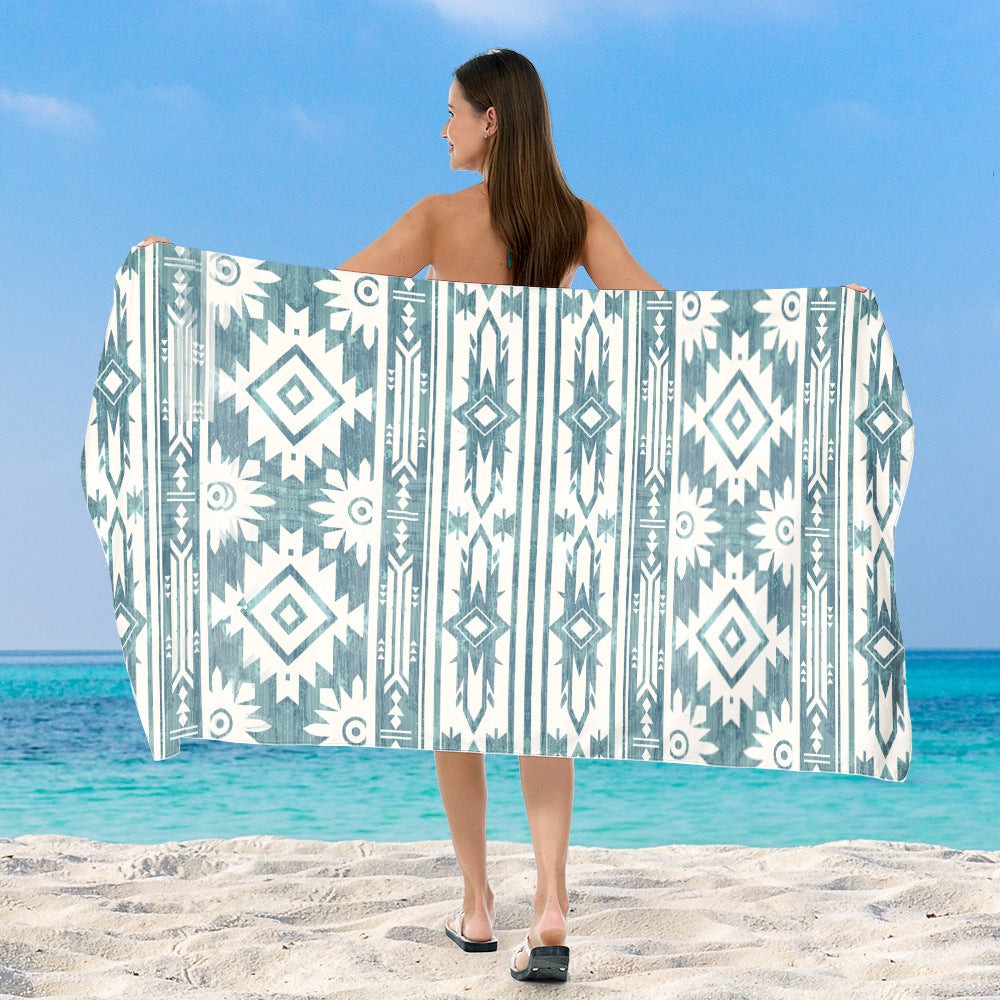 Strandtuch mit exklusivem geometrischen Muster Brehn