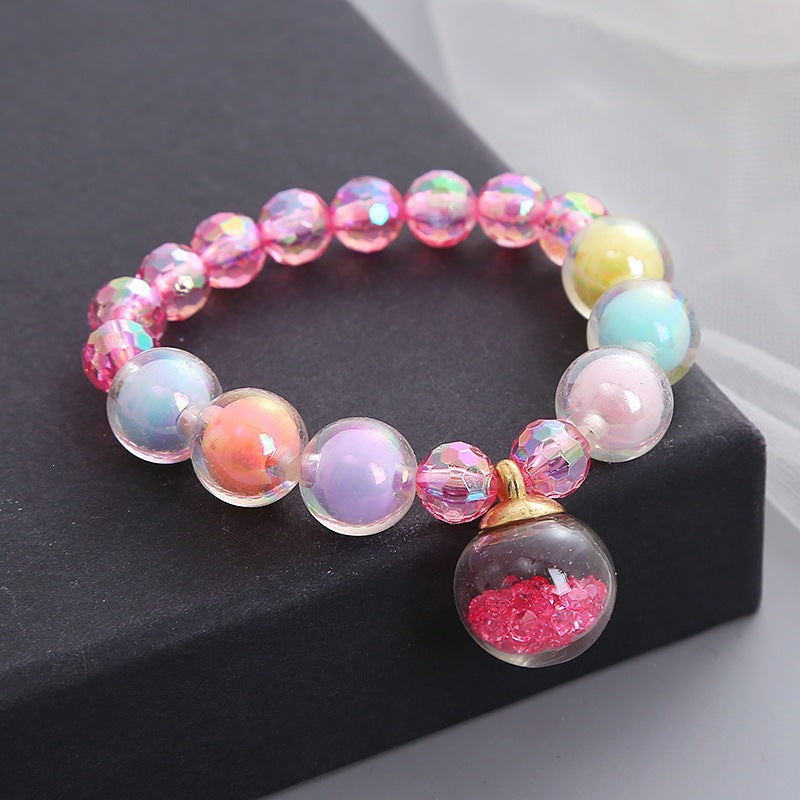 Armband Aus Bunten Glasperlen Brehn