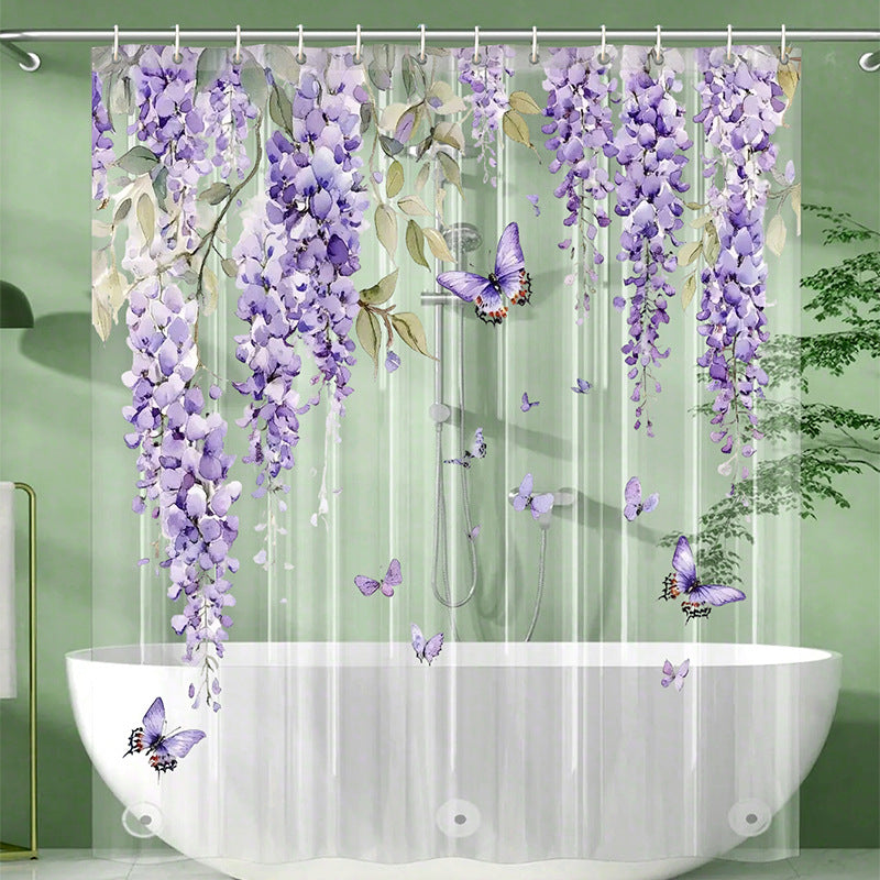 Florale Wisteria Duschvorhang Brehn