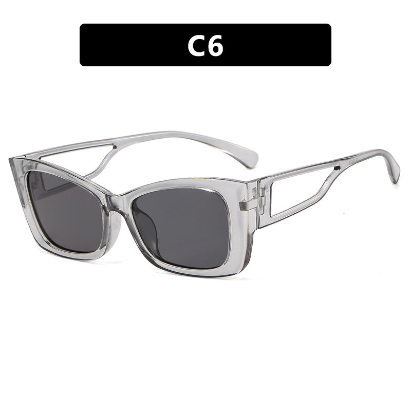 Damen modische Katzenaugen-Sonnenbrille mit stilvollem Rahmen und UV-Schutz Brehn