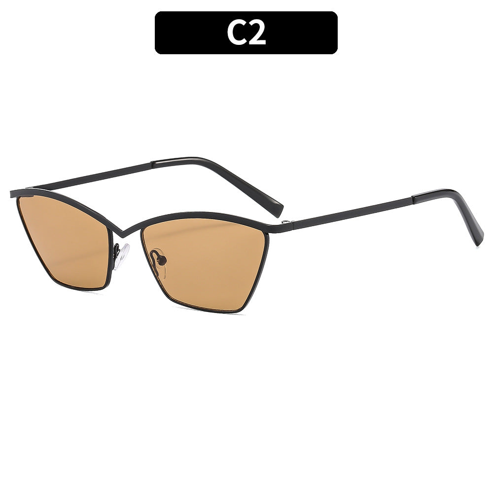 Stylische Katzenaugen-Fashion-Sonnenbrille
