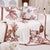 Damen Dekorative Wurfdecke mit floralem Design Brehn