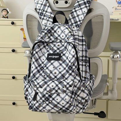 Stylischer leichter Rucksack mit niedlichem Teddybär-Schlüsselanhänger Brehn