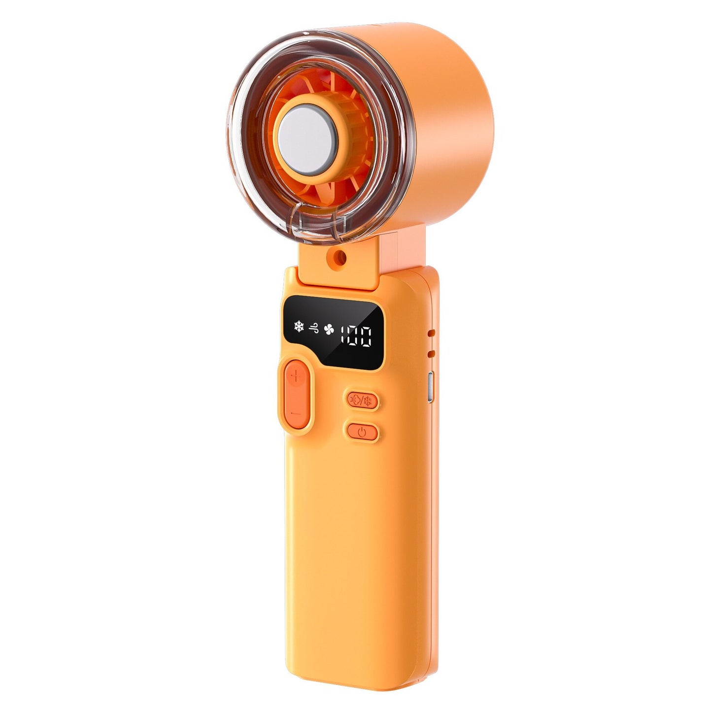 Kühlender tragbarer digitaler Display-Nebel Mini Ventilator mit verstellbarem Neigungswinkel Brehn