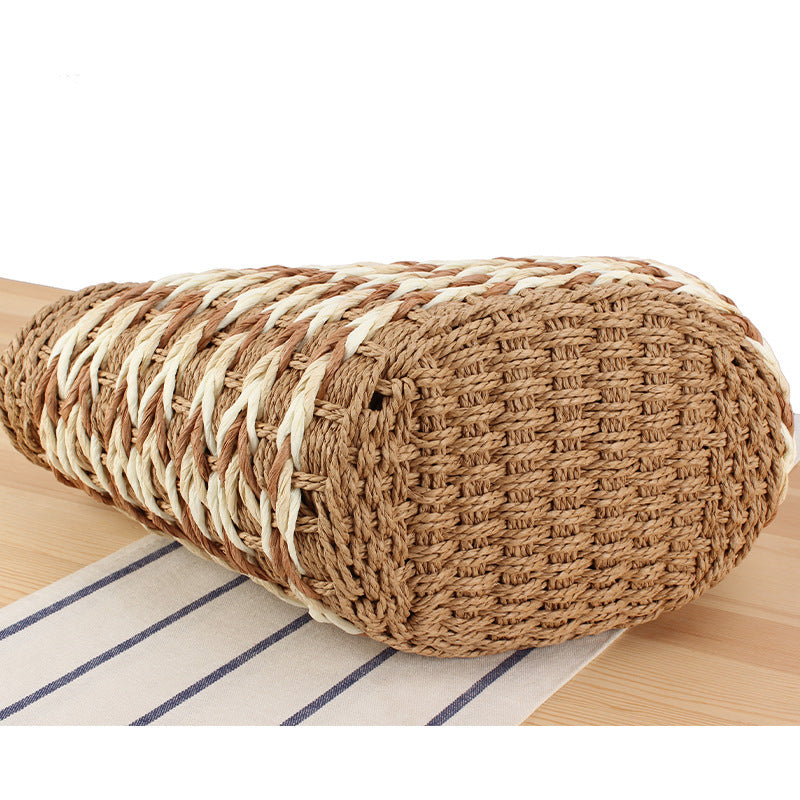 Korbtasche mit Dekorativem Geflochtenem Design Brehn