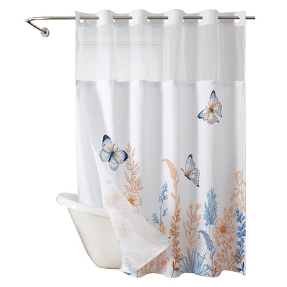 Elegante Schmetterlings-Duschvorhang Brehn