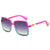 Damen Modische Sonnenbrille mit einzigartigem Farbverlauf Brehn