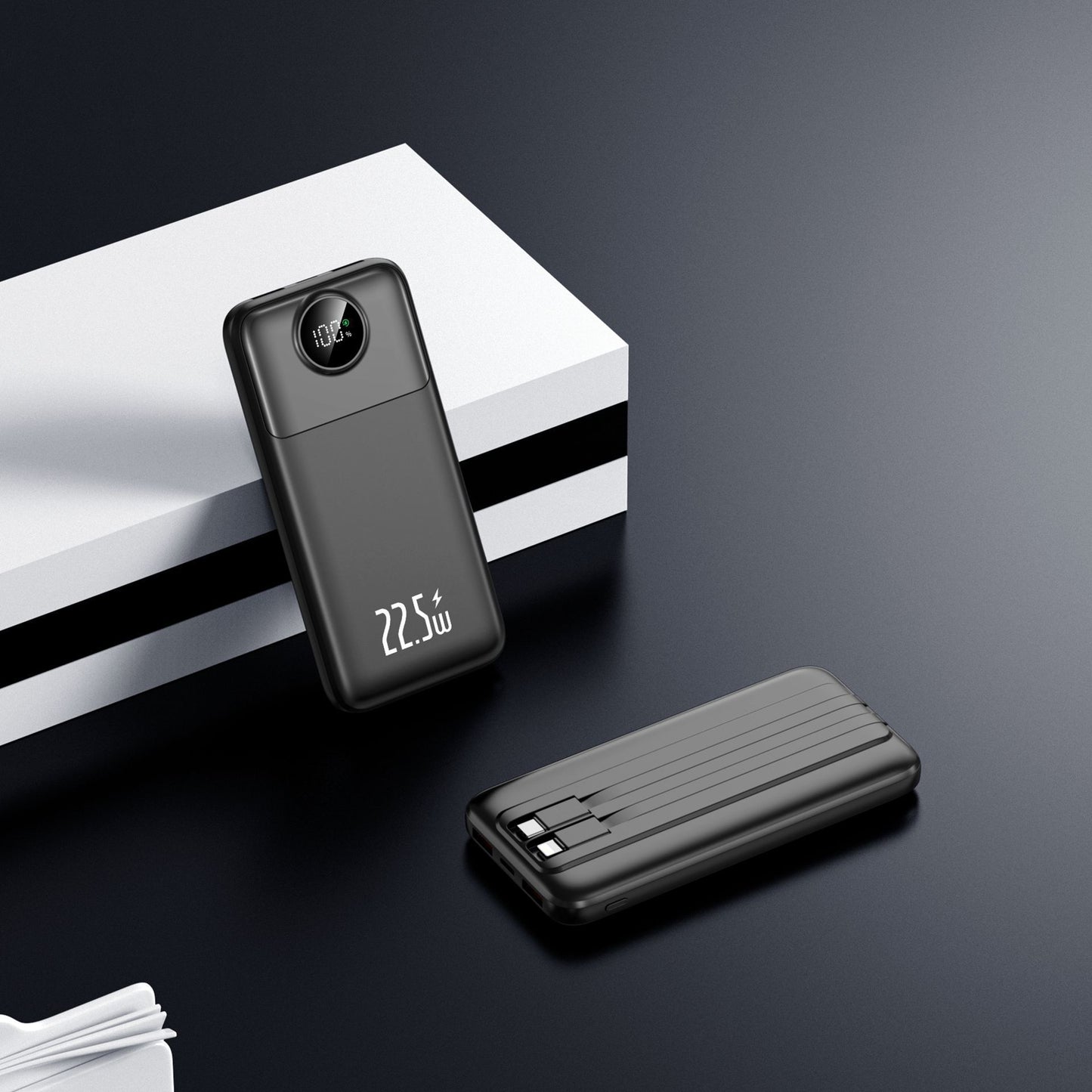 Powerbank mit extrem schneller Ladegeschwindigkeit und LED-Display Brehn