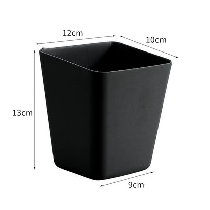Multifunktionaler schmaler Organizer-Becher aus Kunststoff für Schreibtisch und Bad