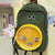 Rucksack mit Transparentem Sichtfenster und Tierischem Anhänger Brehn