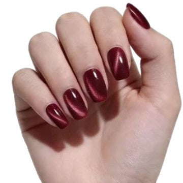 Glänzendes Metallic Press-On Nagelset Brehn