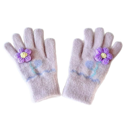 Schmetterlingsverzierte Touchscreen-Handschuhe Brehn