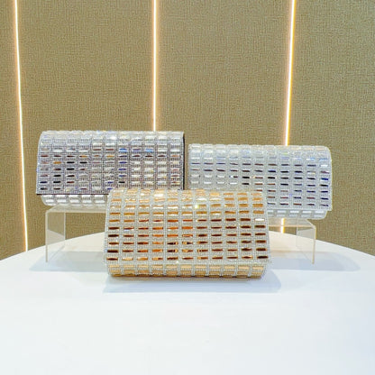 Glamouröse Kristallbesetzte Abendclutch