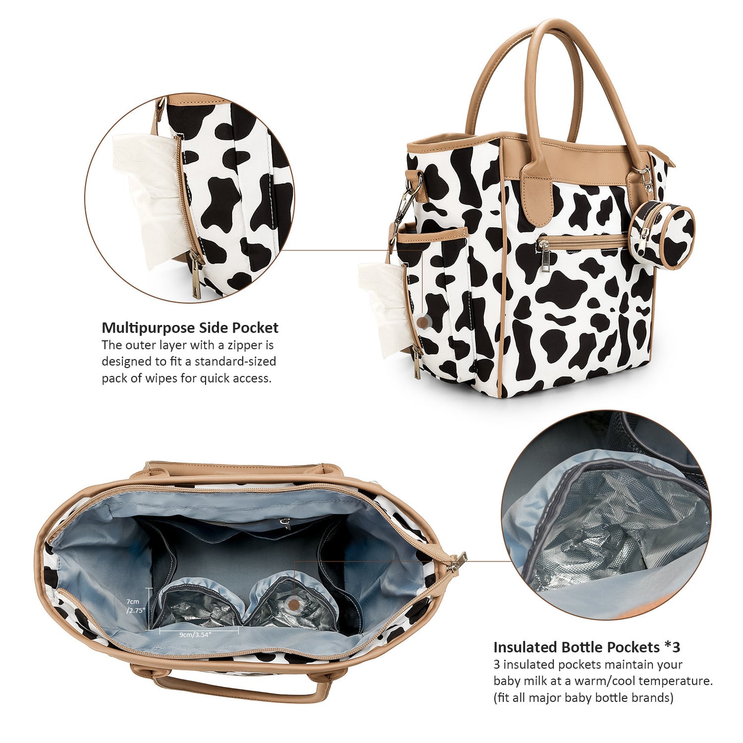 Praktische Floral-Tasche Brehn