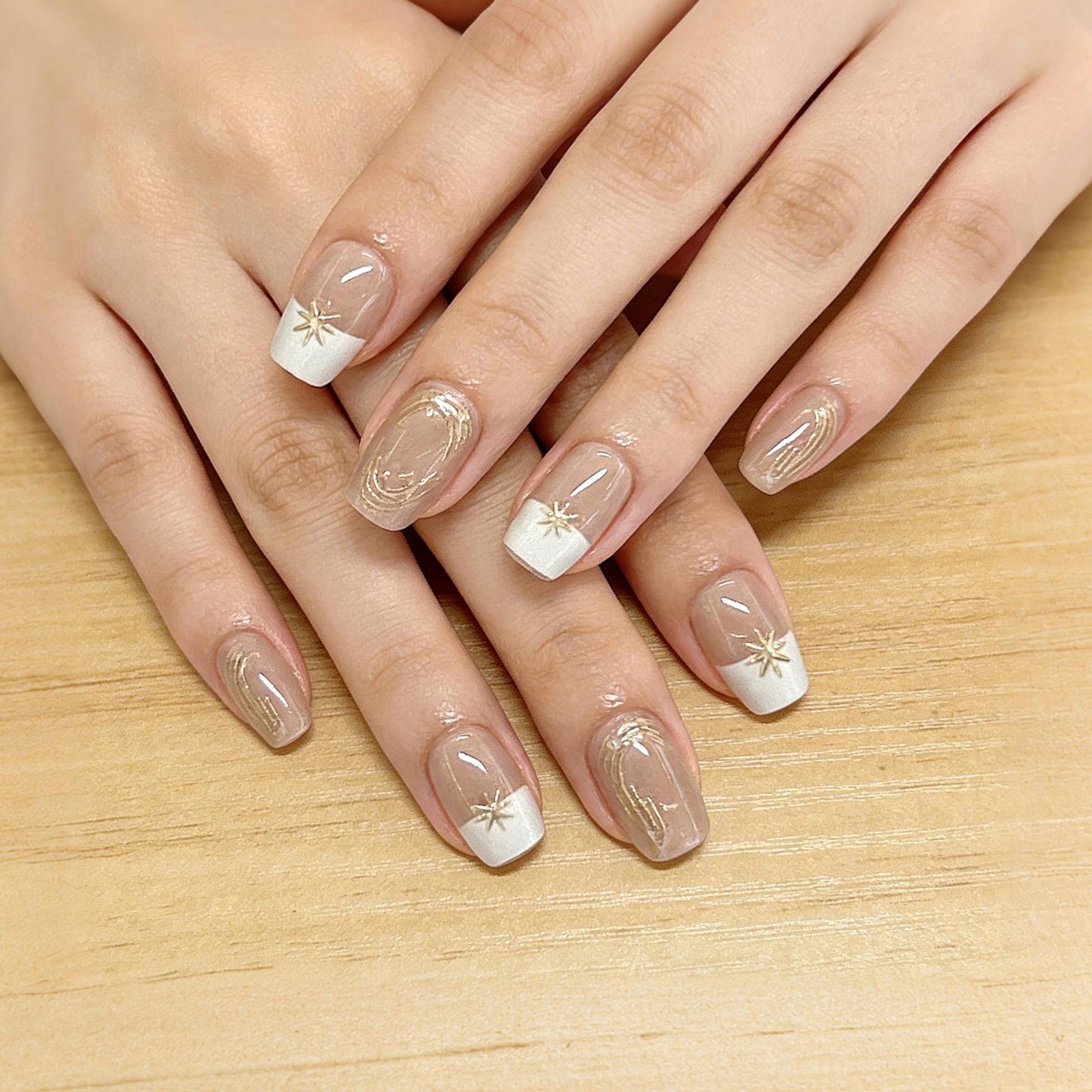 Elegantes Press-On Nagelset Brehn