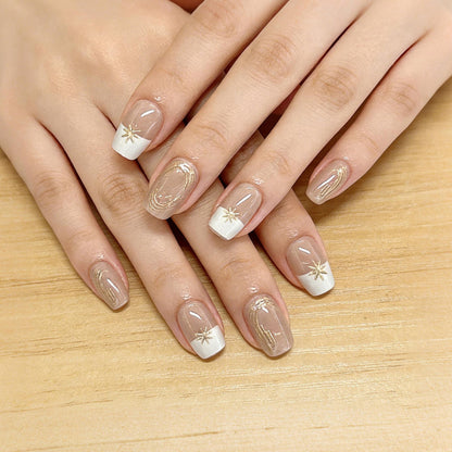 Elegantes Press-On Nagelset Brehn