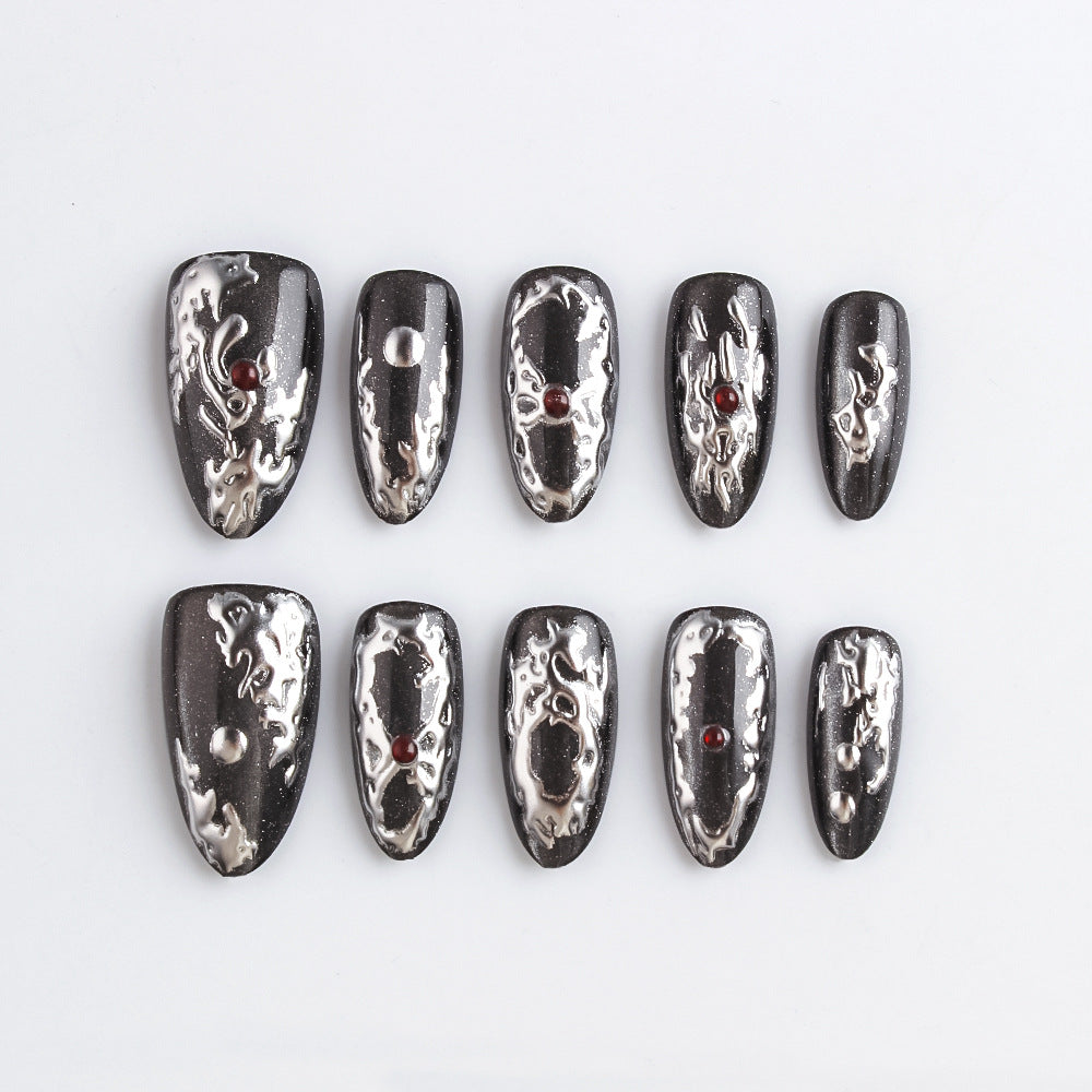 Künstlerisch Skulptierte Nagelkunst Brehn