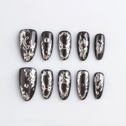 Künstlerisch Skulptierte Nagelkunst Brehn