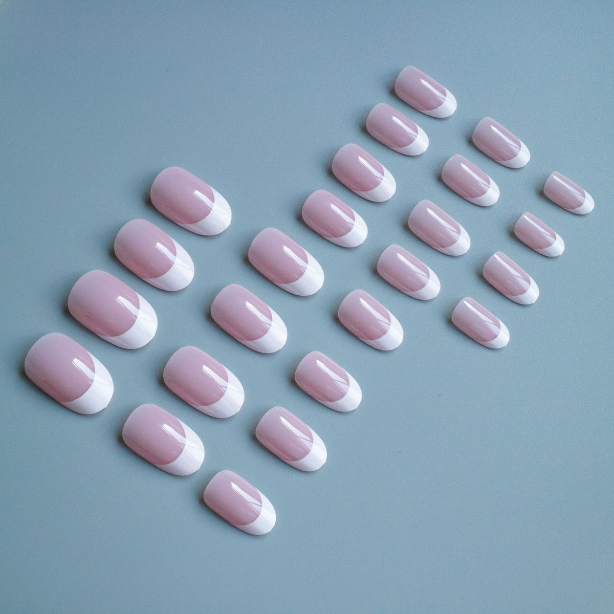 Elegantes französisches Tipp-Acryl-Nagelkunst-Set