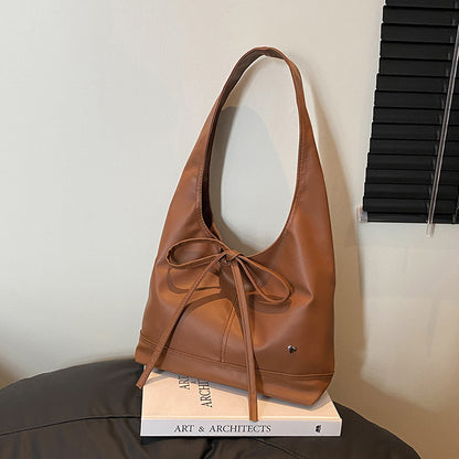Bow-Detail Schlapp Hobo Tasche