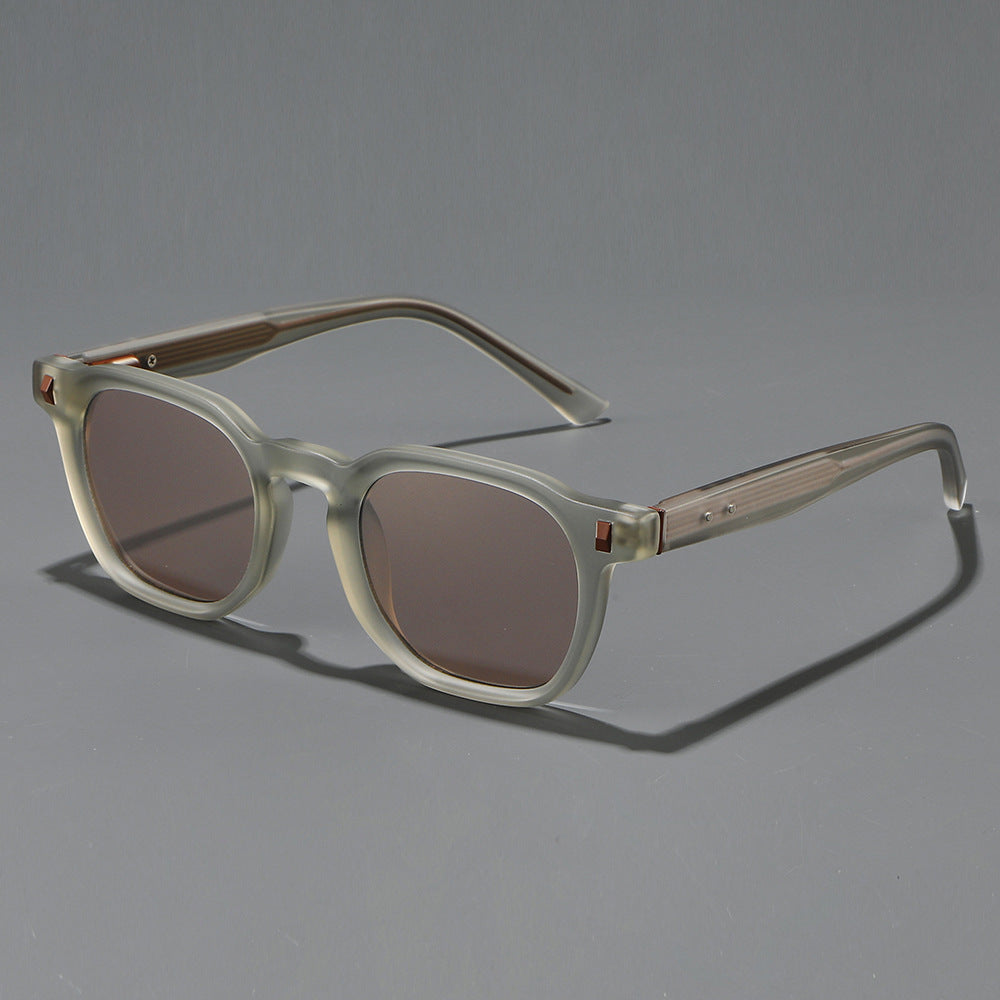 Damen moderne Sonnenbrille im stilvollen quadratischen Design Brehn