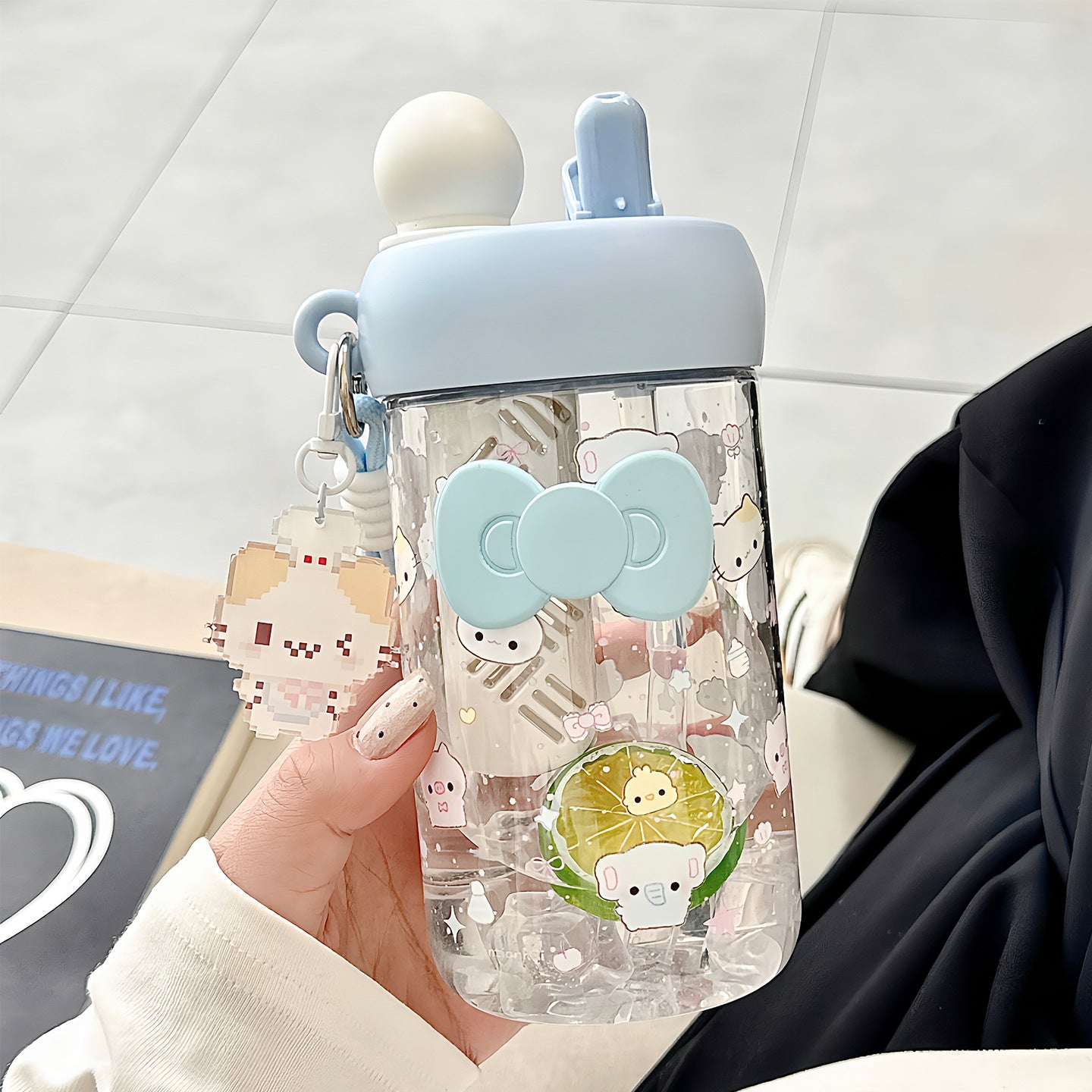 Damen Trinkflasche mit verspieltem Design Brehn