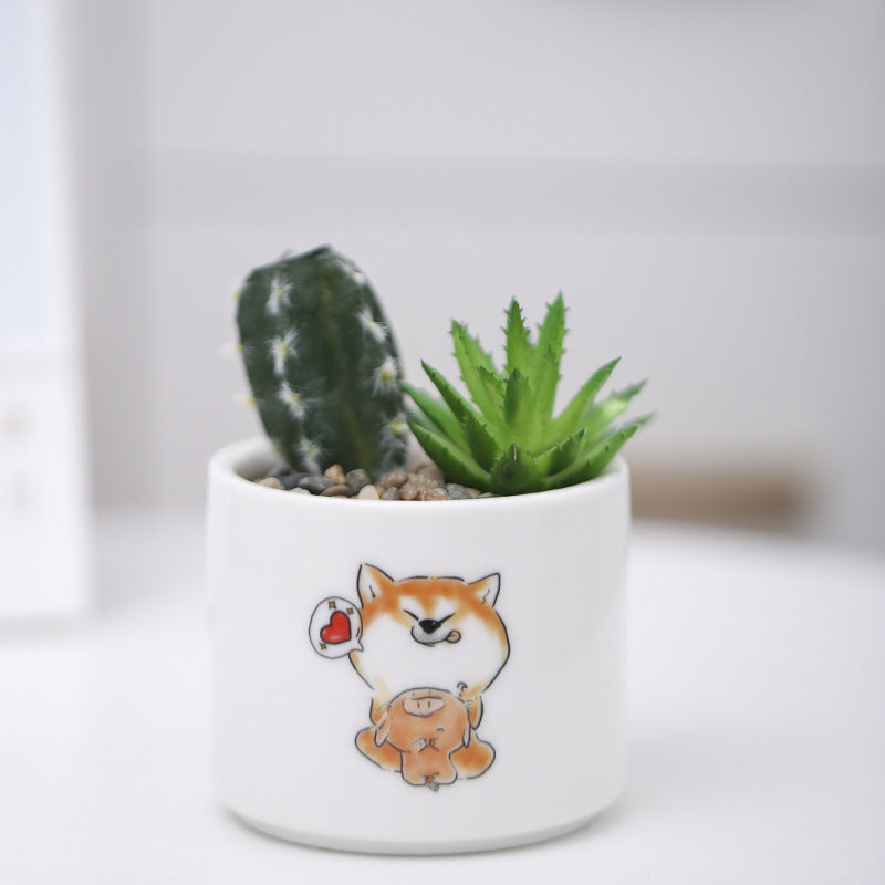 Niedlicher Tier-Themen-Sukkulenten-Planter Brehn