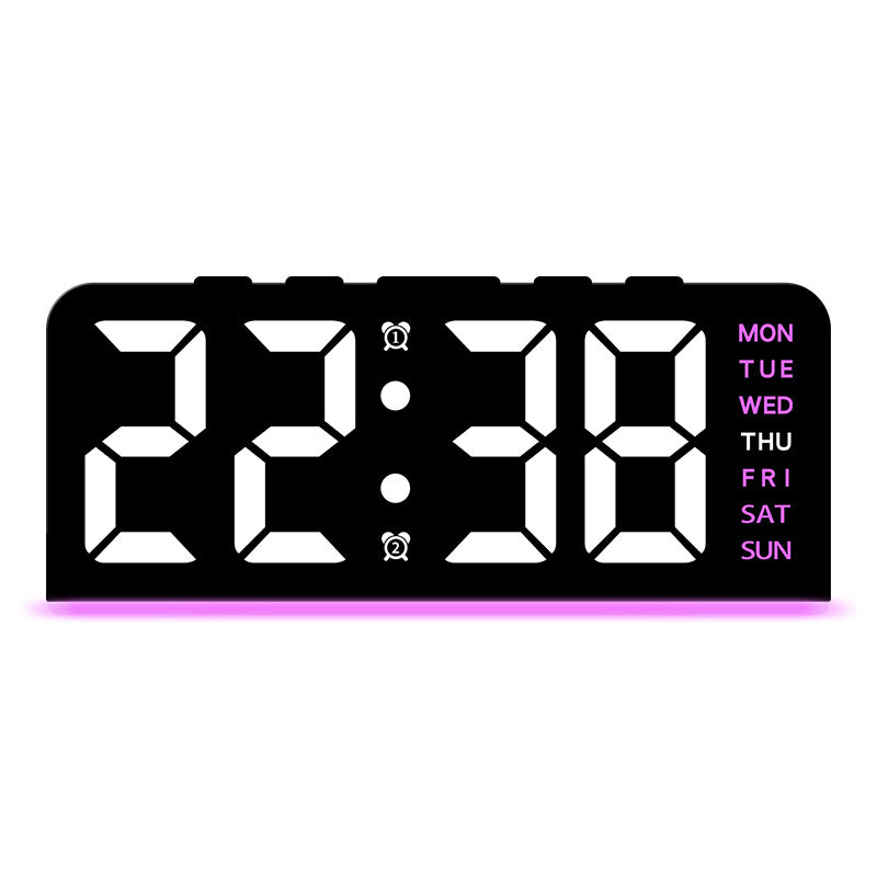 Digitaler Wecker mit Großem Led-Display und Multifunktionaler Anzeige Brehn