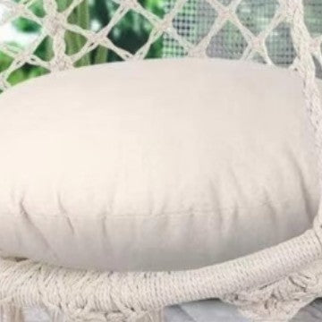 Macrame hängende Schwingstuhl boho gewebte Fransen Innen Außen Hängematte Sitz Brehn