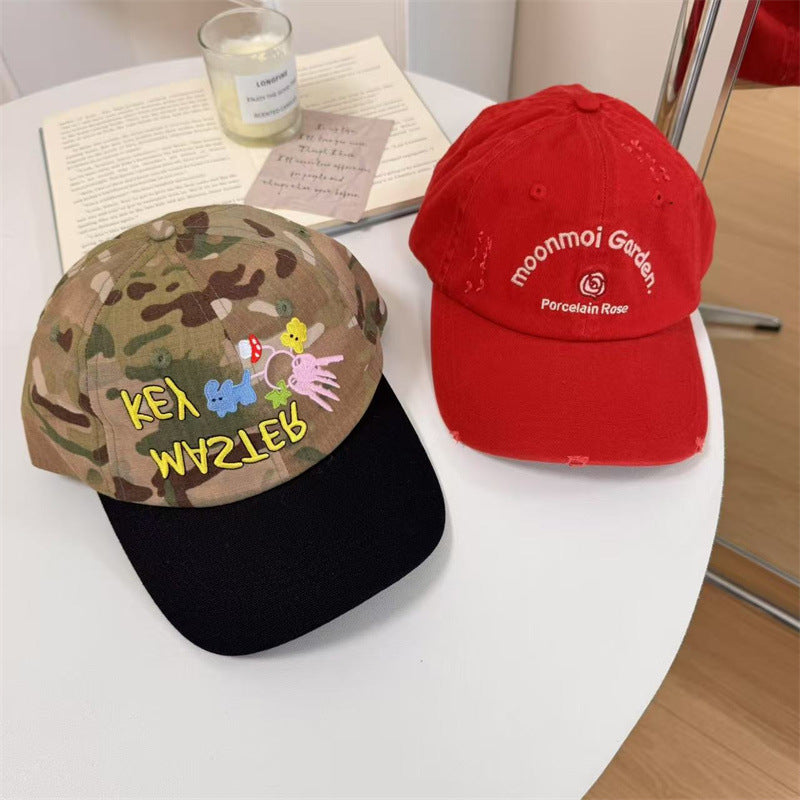 Herren Vintage-inspiriertes distressed Baseballcap Brehn