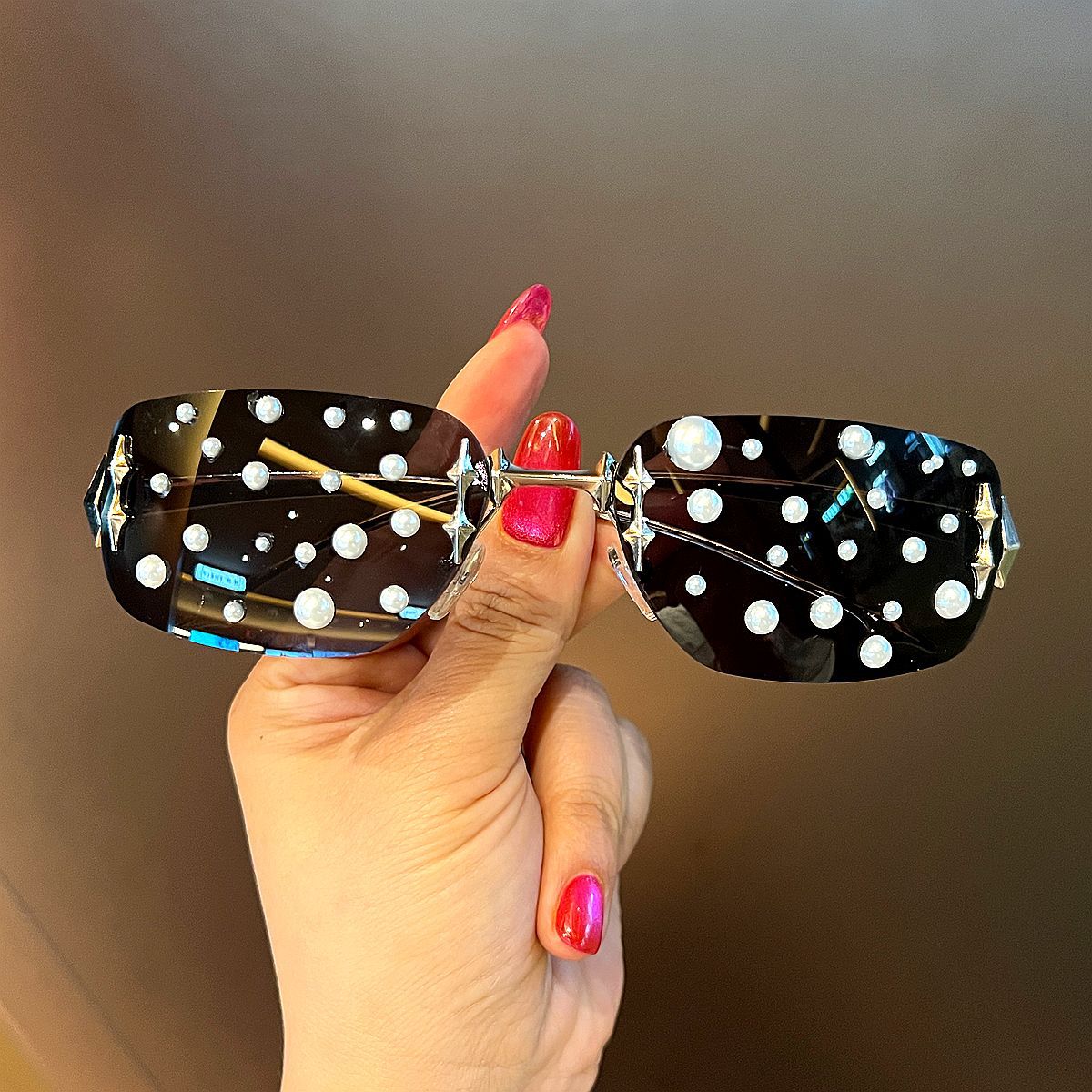 Damen Dekorative Designer-Sonnenbrille Brehn