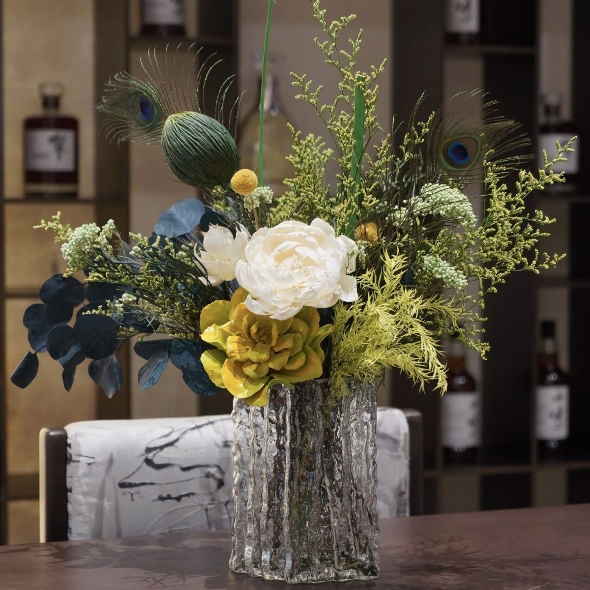 Heimdekoration Blumenarrangement