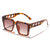 Damen modische quadratische Sonnenbrille mit einzigartigem Design Brehn