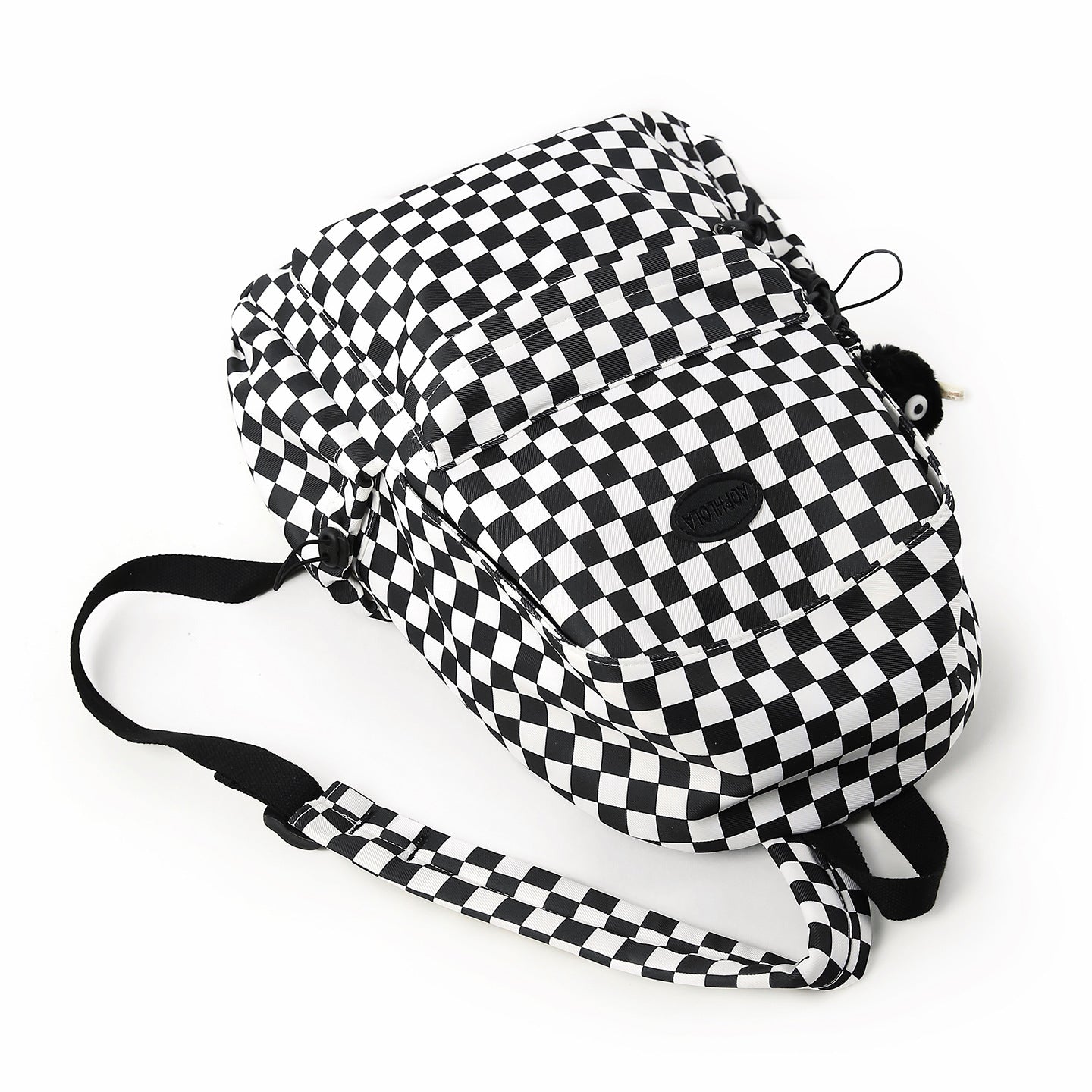 Schachbrettmuster Schulrucksack Brehn