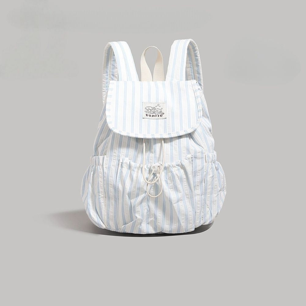 Freizeit-Rucksack Im Verspielten Streifen-Design Brehn