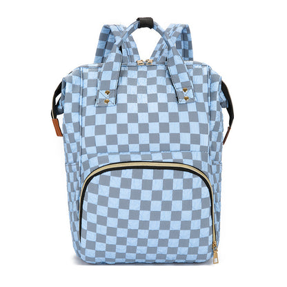 Kariertes Muster Rucksack Brehn