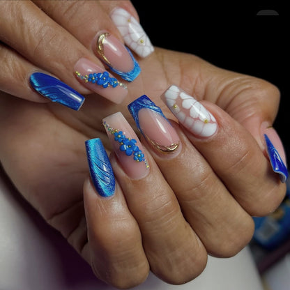 Künstlerische 3D Nagelkunstverlängerungen Brehn