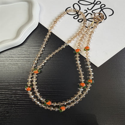 Elegante Perlen Charm Brillen Kette Brehn