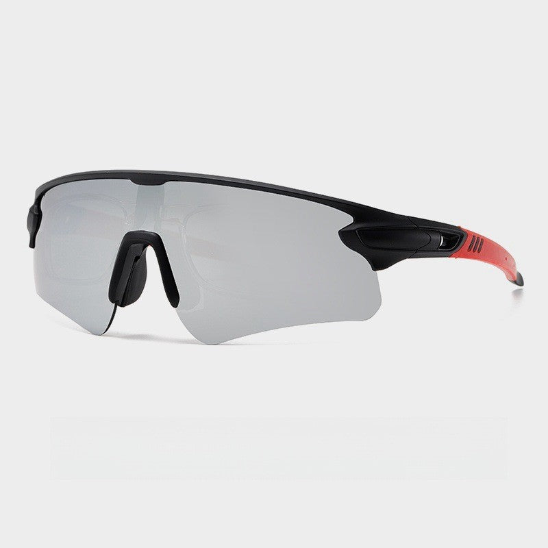 Unisex Sportliche Hochleistungs-Sonnenbrille mit aerodynamischem Design und verstellbarem Nasenpad Brehn