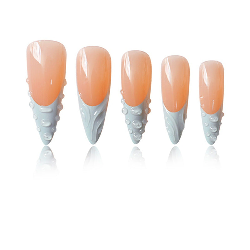 Künstlerische 3D Press-On Nagelverlängerungen Brehn