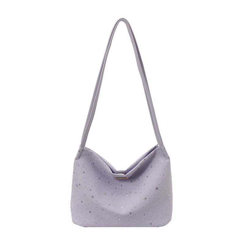 WoStellar Gemusterte Schultertasche Brehn